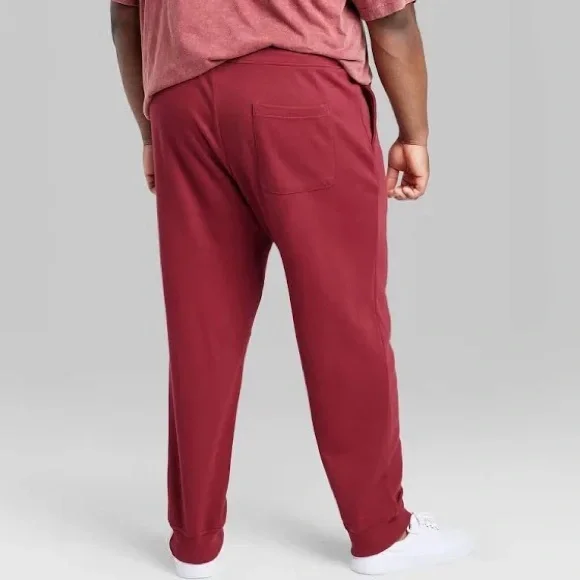 Original Use Pants Burgundy Big & Tall Jogger - Picture 2 of 4